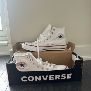 Brand New Converse Chuck Taylor All Star Wide High Top Women White 6.5